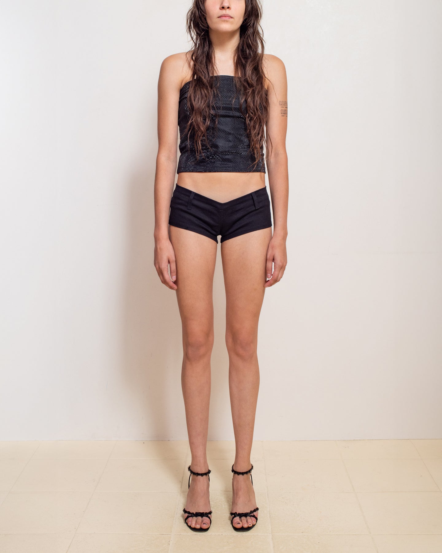 Gabardine Mini Short
